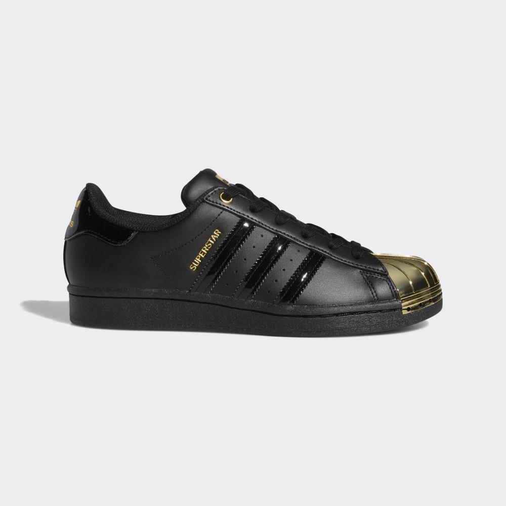 Originals Adidas Superstar Metal Toe Dama Romania - Negrii/Aurii Metal FV3305